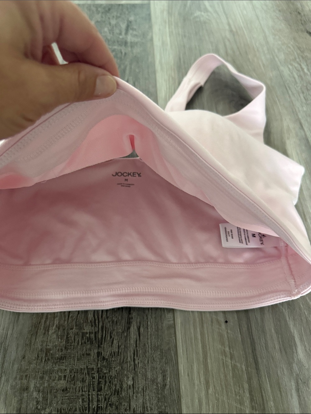 Jockey Seamless Light Pink lounge Bra - Picture 3 of 3